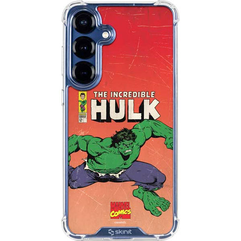 Marvel Classic Comics The Incredible Hulk Galaxy S25 Clear Case